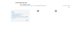 Desktop Screenshot of overwatering.org